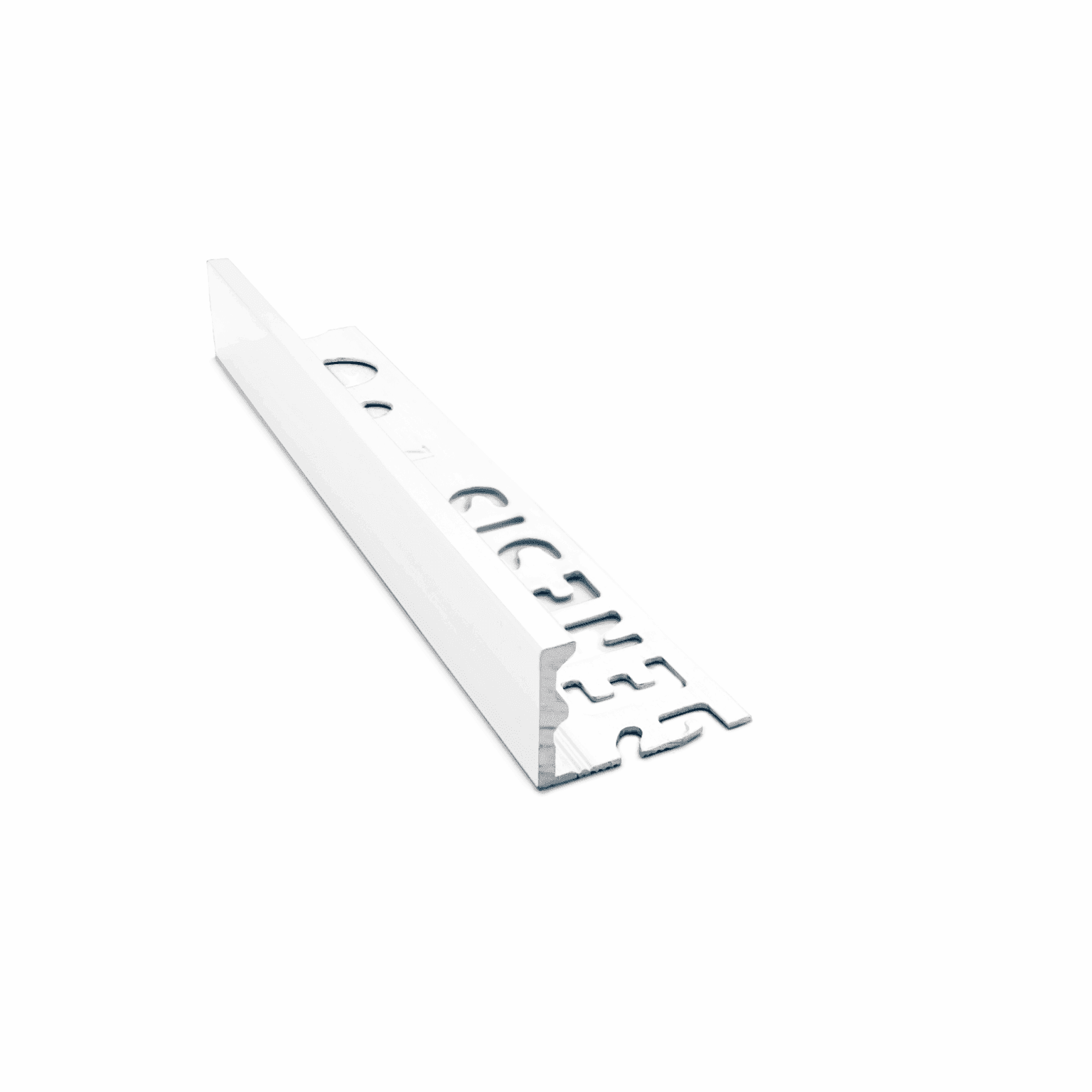 1/2" White Straight Edge