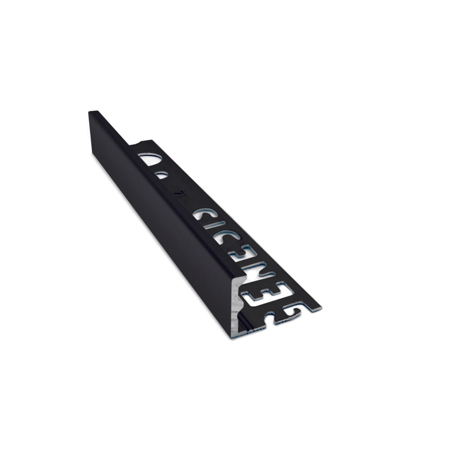 1/2" Black Straight Edge