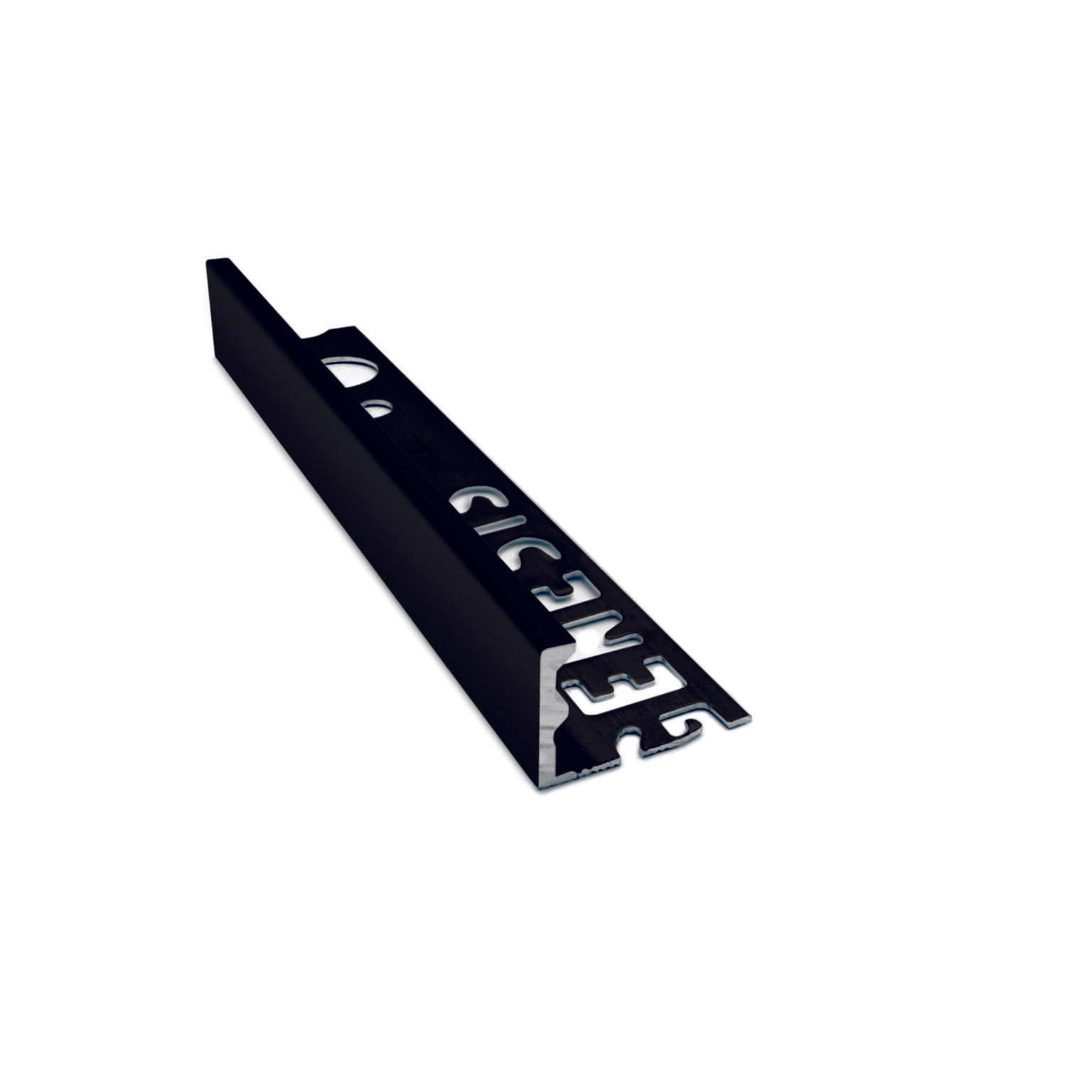 1/2" Matte Black Straight Edge