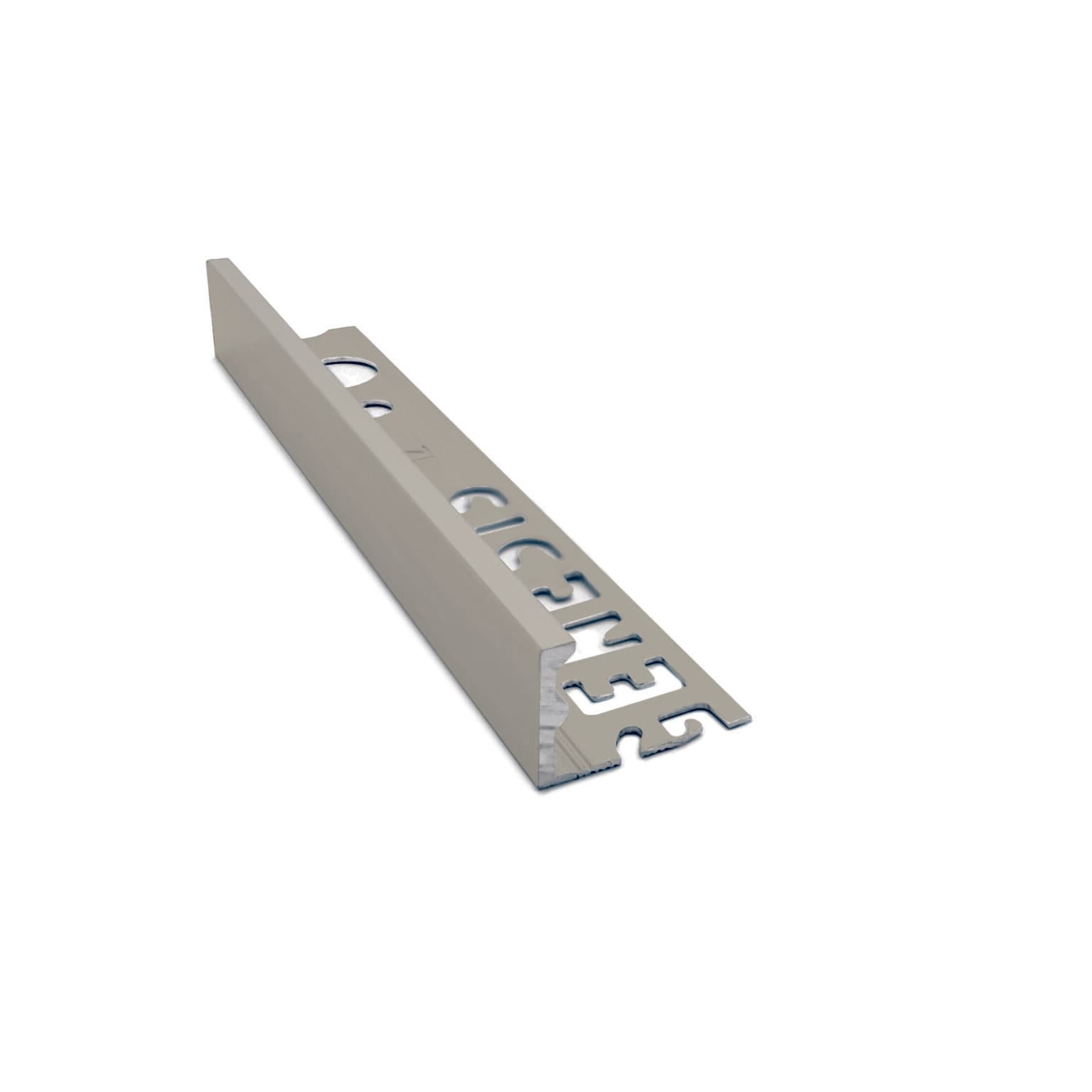 1/2 Matte Nickel Straight Edge